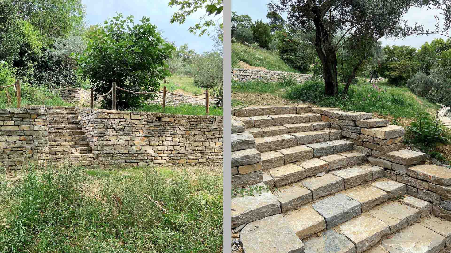 Esthétique et durable, un mur de soutènement en pierres sèches a de nombreux avantages